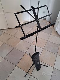 Leggio Musicale Pieghevole Cahaya 70-138 cm