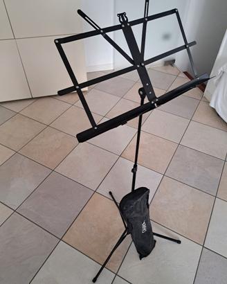 Leggio Musicale Pieghevole Cahaya 70-138 cm