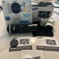 Fotocamera Samsung nx1000 + telezoom Tamron 70-210