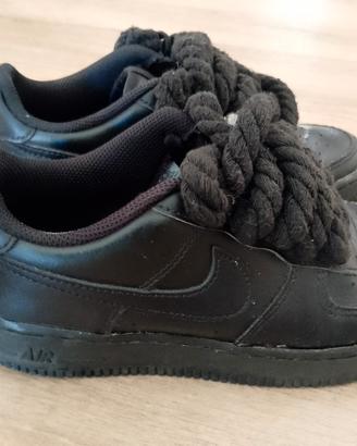 Nike Air Force 1 Black personalizzate