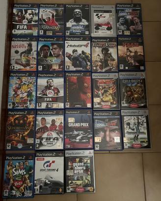 Lotto 23 giochi ps2 originali