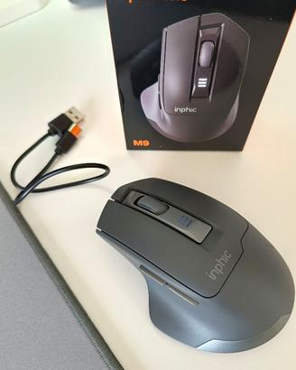 Mouse INPHIC wireless M9 ricaricabile USB