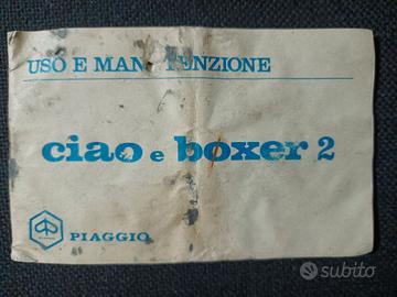Piaggio Ciao e Boxer 2  Uso e manutenzione
