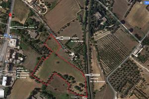 Terreno in parte edificabile