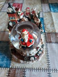 Palla di Neve Natalizia Musicale con Carillon