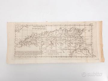 Mappa Antica Numidia D'Anville 1806 800 Inicisione