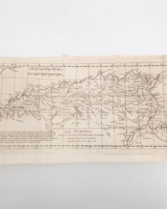 Mappa Antica Numidia D'Anville 1806 800 Inicisione