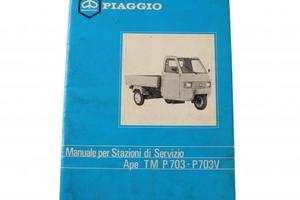 Manuale stazioni di servizio Piaggio Ape TM P703 P