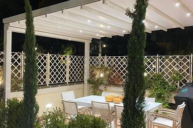 NUOVA ...  Copertura in PVC MOTORIZZATA dimen