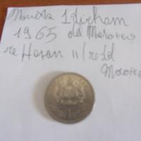 Moneta 1 dirham Marocco 1965