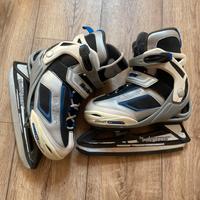 Pattini da ghiaccio regolabili da n32 a n35