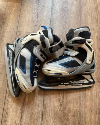 Pattini da ghiaccio regolabili da n32 a n35