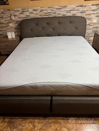 Letto matrimoniale con contenitore 