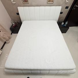 Letto matrimoniale ecopelle