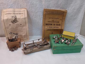 Accessori antichi macchina per cucire Tuck Presser