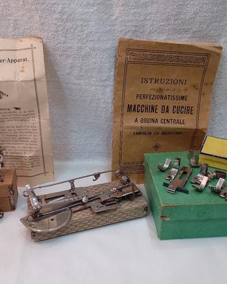 Accessori antichi macchina per cucire Tuck Presser