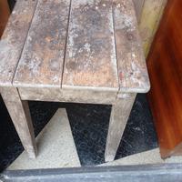 Sgabello 33x33 H.47,5. Vintage 