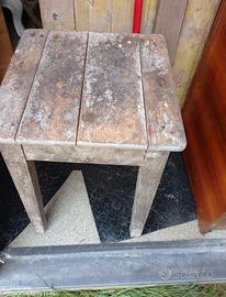 Sgabello 33x33 H.47,5. Vintage 