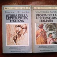 STORIA DELLA LETTERATURA ITALIANA VOL. 1  E VOL. 2