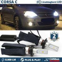 Kit Lampadine LED H7 per Opel CORSA C Luce Bianca