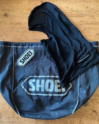 Set custodia casco Shoei e sottocasco in seta