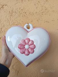 cuore in ceramica 