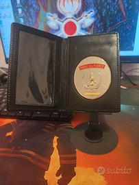 Portafoglio Vigili del Fuoco vera pelle con placca