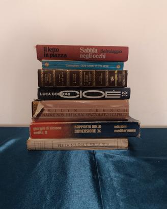 Lotto 7 libri vintage romanzi saggi vari usati