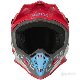 Casco moto enduro.