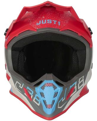 Casco moto enduro.
