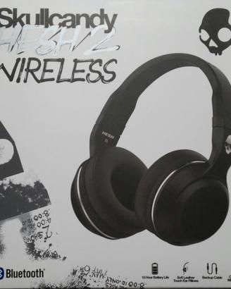 CUFFIE SKULLCANDY HESH 2 WIRELESS NERO CON MICROFO