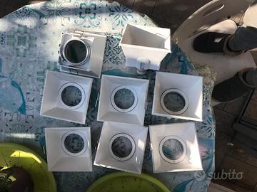 corpi illuminati da incasso quadrati