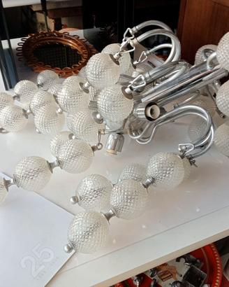 lampadario a grappolo anni 70 space. 
