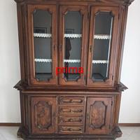 Vetrina legno massello