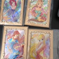 4 winx zx carte bloom stella tecna flora