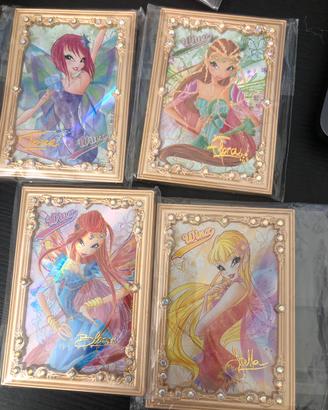 4 winx zx carte bloom stella tecna flora