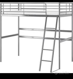 Letto a castello singolo a soppalco IKEA