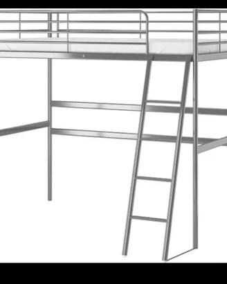 Letto a castello singolo a soppalco IKEA