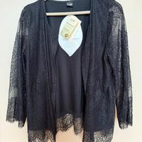 Cardigan nero Oscalito