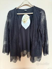 Cardigan nero Oscalito