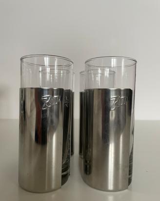 Bicchieri 7up sanpellegrino vintage