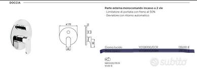 Rubinetto doccia marca Nobili