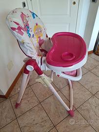 seggiolone pappa reclinabile