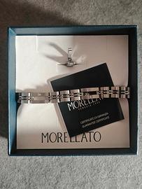 Bracciale in acciaio e zirconi Morellato nuovo