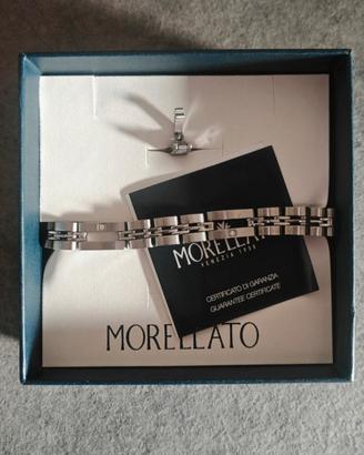 Bracciale in acciaio e zirconi Morellato nuovo