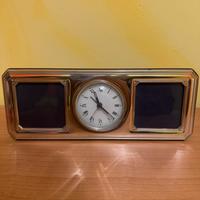 Orologio scrivania in argento