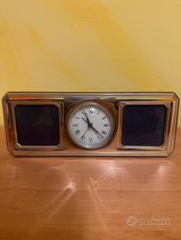 Orologio scrivania in argento