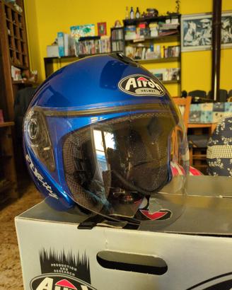 casco moto city  jet  airoh
