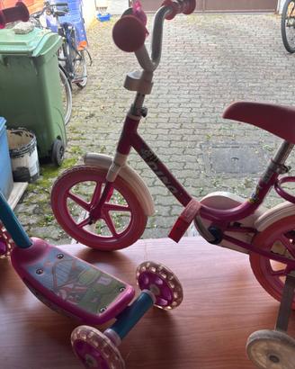 Bicicletta e monopattino primo passi