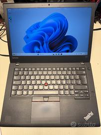 Notebook Lenovo T470 I-7 SSD 500 windows 11